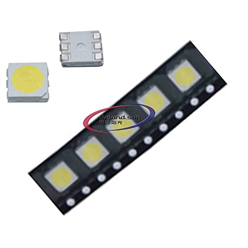 50 Stück 5050 SMD LED High Bright White Light Red Green Blue Yellow Warm White Powder Ice Blue LED Light Emiting Diode (Blau) von Reland Sun