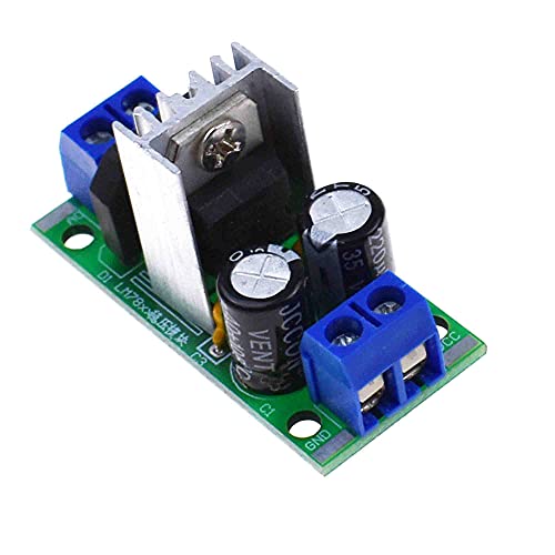 L7805 LM7805 LM7812 L7812 Spannungsgleichrichterregler 12-24 V AC oder DC zu 5 V 12 V DC Netzteil-Konverter-Modul-Platine (L7805 5 V) von Reland Sun
