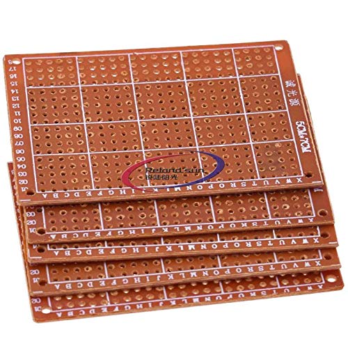 Reland Sun 5pcs PCB Board DIY Prototype Papier PCB Matrix Printed Circuit Board Universal Breadboard 5x7 6x20 7x9 9x15 10x10 10x15 10x22 12x18 13x25 15x18 18x30 cm (10x15 cm) von Reland Sun