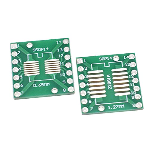 Reland Sun 10 Stück TSSOP14 SSOP14 SOP-14 SOP14 SOP14 auf DIP14 PCB Transfer Board DIP Pitch Adapter von Reland Sun