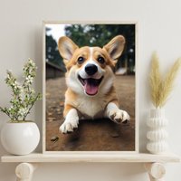Corgi Poster, Welsh Pembroke, Wandbild, Deko, Lustiges Hundebild, Hundeposter, Geschenk Für Hundebesitzer Corgi Poster, Welsh Pembroke, Wandbild, Deko, Lustiges Hundebild, Hundeposter, Geschenk Für Hundebesitzer von RelatableStds