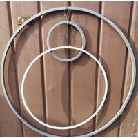 Metal Hoop Für Makramee-Hängesessel Stahlring Hängematte Big Hoop Massives Starkes Reifenrad Makramee-Schaukel von RelaxHammockLux