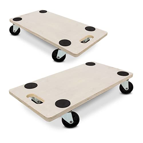2X Transportroller, Möbelroller, Transporthilfe, Transportbrett, bis 200 kg belastbar, H x B x T: ca. 11 x 58 x 30 cm 2X Transportroller, Möbelroller, Transporthilfe, Transportbrett, bis 200 kg belastbar, H x B x T: ca. 11 x 58 x 30 cm von Relaxdays