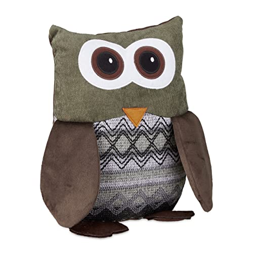 Relaxdays 2er Set Türstopper Eule Stoff Türstopper Bodentürpuffer Kinder Deko HxBxT 24x14x14cm Braun Relaxdays 2er Set Türstopper Eule Stoff Türstopper Bodentürpuffer Kinder Deko HxBxT 24x14x14cm Braun von Relaxdays