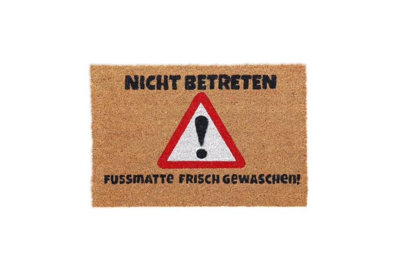 relaxdays Fußmatte Kokos Fußmatte "Nicht Betreten", Höhe: 15 mm von Relaxdays