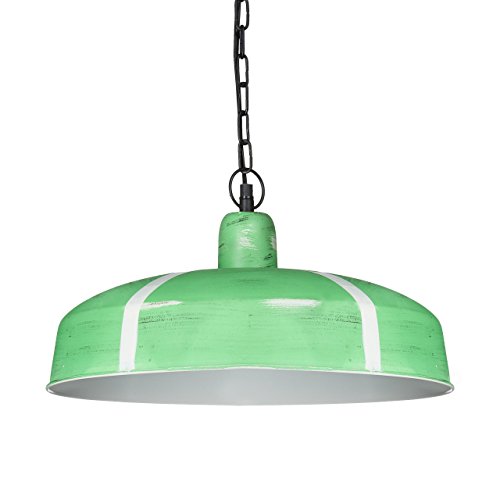 Relaxdays 10019210 Hängelampe Metall flach mit E27 Fassung bis 40W HBT 133 x 41 x 41 cm Hängeleuchte mit flachem Schirm Pendellampe Industrie aus lackiertem Metall Pendelleuchte im schlichten Design, grün Relaxdays 10019210 Hängelampe Metall flach mit E27 Fassung bis 40W HBT 133 x 41 x 41 cm Hängeleuchte mit flachem Schirm Pendellampe Industrie aus lackiertem Metall Pendelleuchte im schlichten Design, grün von Relaxdays