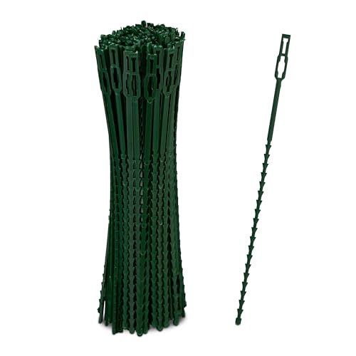 Relaxdays 1200 x Pflanzenbinder, 23 cm, verstellbare Pflanzenhalter, wiederverwendbar, Befestigung Pflanzen, Blumenbinder, grün Relaxdays 1200 x Pflanzenbinder, 23 cm, verstellbare Pflanzenhalter, wiederverwendbar, Befestigung Pflanzen, Blumenbinder, grün von Relaxdays