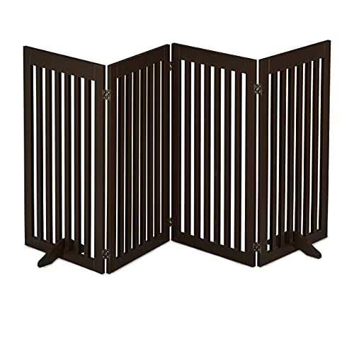 Relaxdays Absperrgitter, freistehendes Schutzgitter, HxB 92 x 205 cm, mit Füßen, Hunde, Katzengitter klappbar, braun Relaxdays Absperrgitter, freistehendes Schutzgitter, HxB 92 x 205 cm, mit Füßen, Hunde, Katzengitter klappbar, braun von Relaxdays