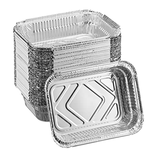 Relaxdays Aluschalen Grill, 50er Set, B x T: 18,5 x 13 cm, eckige Grillschalen, Tropfschalen indirektes Grillen, silber Relaxdays Aluschalen Grill, 50er Set, B x T: 18,5 x 13 cm, eckige Grillschalen, Tropfschalen indirektes Grillen, silber von Relaxdays