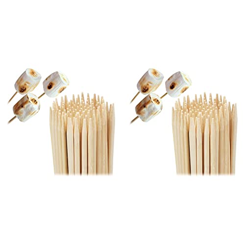 Relaxdays Bambus Holzspieße 250er Set, Schaschlikspieße 40cm lang & Bambus Holzspieße 300er Set, Schaschlikspieße 40cm lang, Stäbchen f. Marshmallows, Zuckerwatte, Ø 4 mm, Natur Relaxdays Bambus Holzspieße 250er Set, Schaschlikspieße 40cm lang & Bambus Holzspieße 300er Set, Schaschlikspieße 40cm lang, Stäbchen f. Marshmallows, Zuckerwatte, Ø 4 mm, Natur von Relaxdays