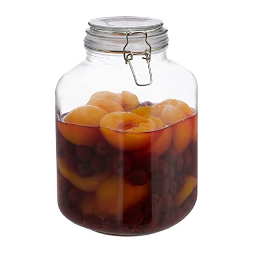 Relaxdays Einmachglas, 16er Set, 3 Liter, Einmachglas, Großtopf, luftdicht, luftdicht, verschließbar mit Bügel, XXL, Transparent Relaxdays Einmachglas, 16er Set, 3 Liter, Einmachglas, Großtopf, luftdicht, luftdicht, verschließbar mit Bügel, XXL, Transparent von Relaxdays