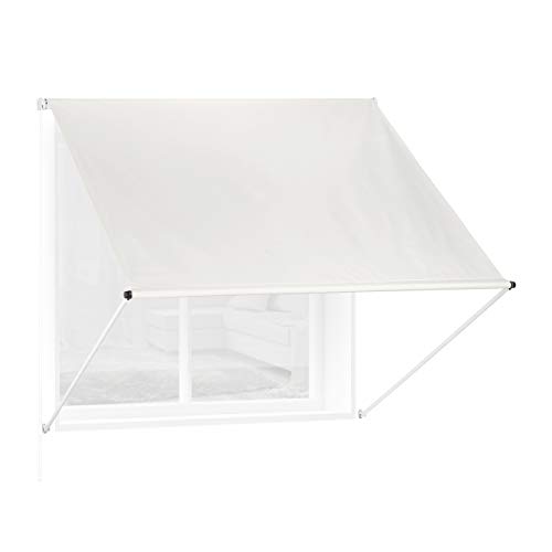 Relaxdays Fallarmmarkise HxB: 120x150 cm, Schattenspender für Fenster, 50+ UV-Schutz, Seilzug, Polyester & Metall, beige Relaxdays Fallarmmarkise HxB: 120x150 cm, Schattenspender für Fenster, 50+ UV-Schutz, Seilzug, Polyester & Metall, beige von Relaxdays
