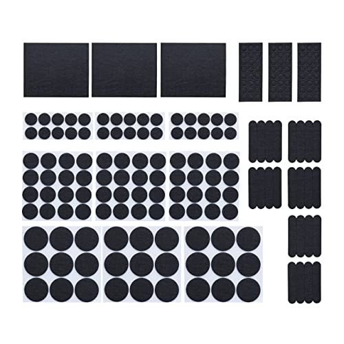 Relaxdays Filzgleiter selbstklebend, 204er Pack, Kratzschutz Boden, Möbelgleiter in 6 Größen, Klebefilz Möbel, schwarz Relaxdays Filzgleiter selbstklebend, 204er Pack, Kratzschutz Boden, Möbelgleiter in 6 Größen, Klebefilz Möbel, schwarz von Relaxdays