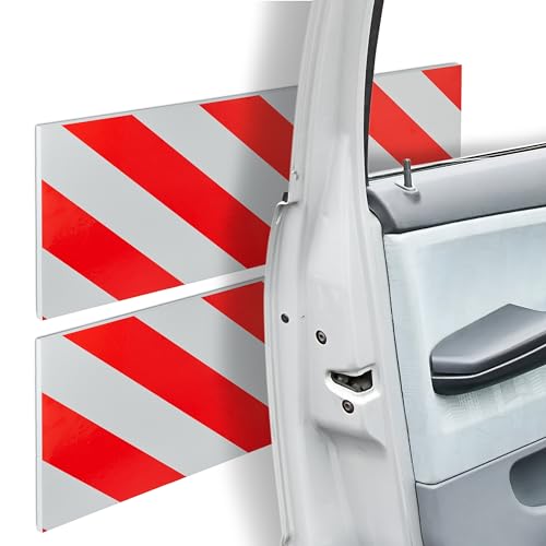 Relaxdays Garagen Wandschutz 2er Set, selbstklebend, 20x50 cm, Garagentürschutz, Rammschutz reflektierend, Eva, rot-weiß Relaxdays Garagen Wandschutz 2er Set, selbstklebend, 20x50 cm, Garagentürschutz, Rammschutz reflektierend, Eva, rot-weiß von Relaxdays
