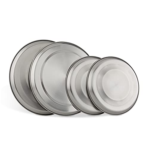 Relaxdays Herdabdeckplatten Edelstahl 4er Set, Herdplatten Abdeckung bis 20 cm Durchmesser Elektroherd Abdeckung, silber, 22 x 21 x 3.5 cm Relaxdays Herdabdeckplatten Edelstahl 4er Set, Herdplatten Abdeckung bis 20 cm Durchmesser Elektroherd Abdeckung, silber, 22 x 21 x 3.5 cm von Relaxdays