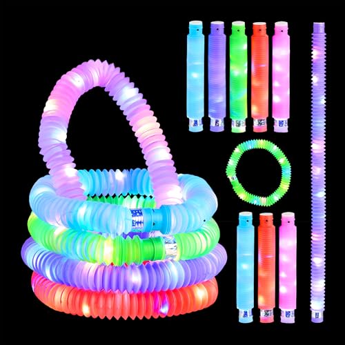 Relaxdays Leuchtstäbe, 15 LED Knicklichter, 3 Effekte, ausziehbare Blinkstäbe bis 63 cm, Partydeko, Kunststoff, bunt Relaxdays Leuchtstäbe, 15 LED Knicklichter, 3 Effekte, ausziehbare Blinkstäbe bis 63 cm, Partydeko, Kunststoff, bunt von Relaxdays