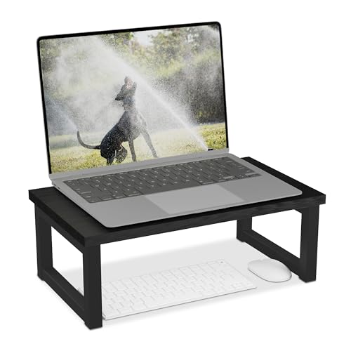 Relaxdays Monitorständer, ergonomische Bildschirmerhöhung für Schreibtisch, HBT: 15x40x23 cm, Industrial Design, schwarz Relaxdays Monitorständer, ergonomische Bildschirmerhöhung für Schreibtisch, HBT: 15x40x23 cm, Industrial Design, schwarz von Relaxdays