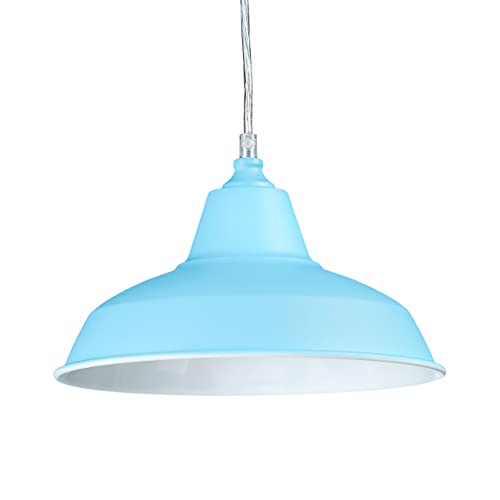 Relaxdays Pendelleuchte Industrie in trendigen Farben HBT: 112 x 28 x 28 cm Moderne Pendellampe Metall im farbigen Design als kreative Hängelampe Deckenleuchte höhenverstellbar Hängeleuchte, hell-blau Relaxdays Pendelleuchte Industrie in trendigen Farben HBT: 112 x 28 x 28 cm Moderne Pendellampe Metall im farbigen Design als kreative Hängelampe Deckenleuchte höhenverstellbar Hängeleuchte, hell-blau von Relaxdays