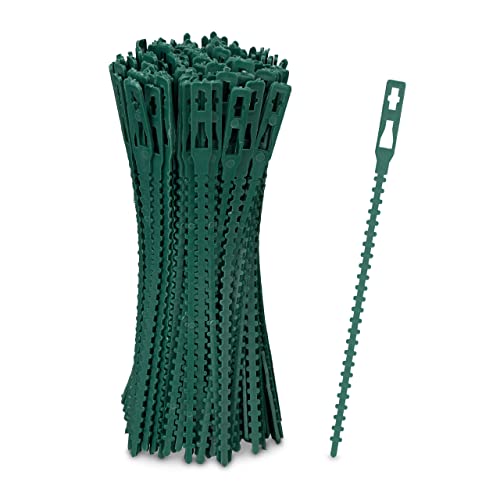 Relaxdays Pflanzenbinder, 200er Set, 14 cm, verstellbare Pflanzenhalter, wiederverwendbar, Befestigung Pflanzen, grün Relaxdays Pflanzenbinder, 200er Set, 14 cm, verstellbare Pflanzenhalter, wiederverwendbar, Befestigung Pflanzen, grün von Relaxdays