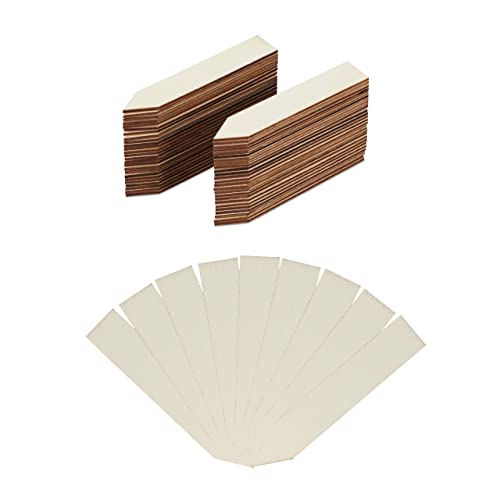 Relaxdays Pflanzenstecker 60er Set, zum Beschriften, Kräutergarten & Pflanzen, 10,5 cm lang, Holz Steckschilder, natur Relaxdays Pflanzenstecker 60er Set, zum Beschriften, Kräutergarten & Pflanzen, 10,5 cm lang, Holz Steckschilder, natur von Relaxdays