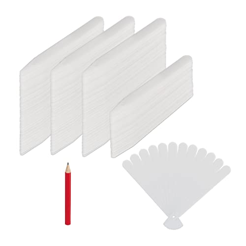 Relaxdays Pflanzetiketten 500er Set, zum Beschriften, Stecketiketten Pflanzen, 12,5 cm, Kunststoff, wetterfest, weiß Relaxdays Pflanzetiketten 500er Set, zum Beschriften, Stecketiketten Pflanzen, 12,5 cm, Kunststoff, wetterfest, weiß von Relaxdays