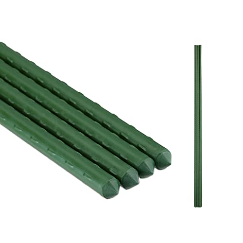 Relaxdays Pflanzstäbe, 10er Set, 75 cm, Ø 10 mm, kunststoffummantelter Stahl, Rankhilfe für Pflanzen, Rankstäbe, grün Relaxdays Pflanzstäbe, 10er Set, 75 cm, Ø 10 mm, kunststoffummantelter Stahl, Rankhilfe für Pflanzen, Rankstäbe, grün von Relaxdays