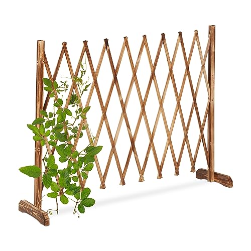 Relaxdays Rankgitter Holz, ausziehbar bis 275 cm, Rankhilfe Kletterpflanzen, Scherengitter freistehend, Garten, Natur Relaxdays Rankgitter Holz, ausziehbar bis 275 cm, Rankhilfe Kletterpflanzen, Scherengitter freistehend, Garten, Natur von Relaxdays
