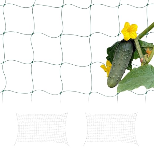 Relaxdays Ranknetz 3er Set, für Gewächshaus, 180x500 cm, Rankhilfe Gurken, Maschenweite 10 cm, Gewächshausnetz, PE, grün Relaxdays Ranknetz 3er Set, für Gewächshaus, 180x500 cm, Rankhilfe Gurken, Maschenweite 10 cm, Gewächshausnetz, PE, grün von Relaxdays