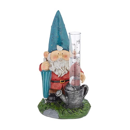 Relaxdays Regenmesser Zwerg, wetterbeständig, analoger Regenanzeiger, H x B x T: 21,5 x 10,5 x 11 cm, Gartendeko, bunt Relaxdays Regenmesser Zwerg, wetterbeständig, analoger Regenanzeiger, H x B x T: 21,5 x 10,5 x 11 cm, Gartendeko, bunt von Relaxdays