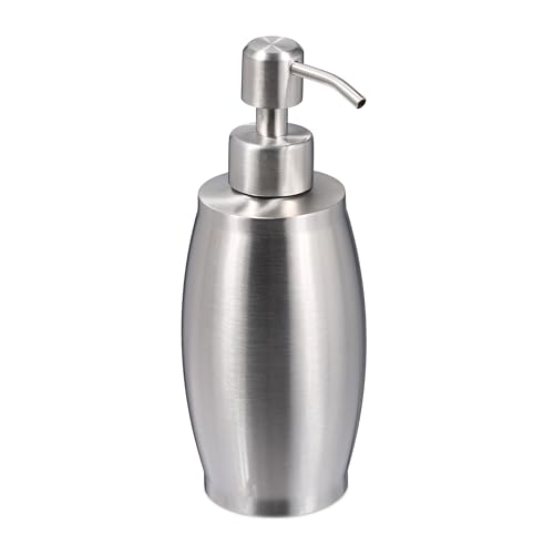 Relaxdays Seifenspender, 350 ml, Edelstahl, nachfüllbar, Seife, Duschgel, Badezimmer, Küche, Handseifenspender, Silber Relaxdays Seifenspender, 350 ml, Edelstahl, nachfüllbar, Seife, Duschgel, Badezimmer, Küche, Handseifenspender, Silber von Relaxdays
