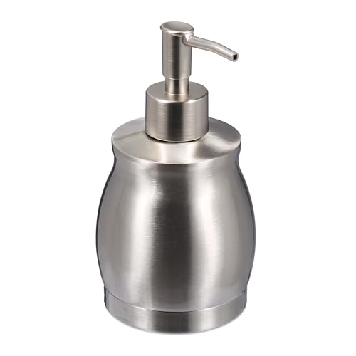 Relaxdays Seifenspender, 390 ml, Edelstahl, nachfüllbar, Seife, Duschgel, Badezimmer, Küche, Handseifenspender, Silber Relaxdays Seifenspender, 390 ml, Edelstahl, nachfüllbar, Seife, Duschgel, Badezimmer, Küche, Handseifenspender, Silber von Relaxdays