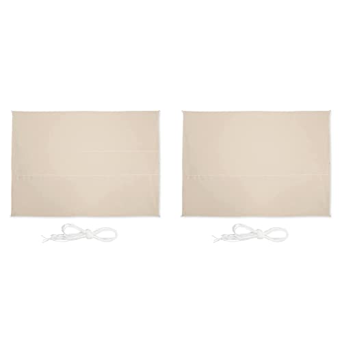 Relaxdays Sonnensegel rechteckig, 3 & Sonnensegel rechteckig, 2,5 x 3,5 m, wasserabweisend, UV-beständig, mit Spannseilen, Terrasse, Balkon, beige Relaxdays Sonnensegel rechteckig, 3 & Sonnensegel rechteckig, 2,5 x 3,5 m, wasserabweisend, UV-beständig, mit Spannseilen, Terrasse, Balkon, beige von Relaxdays