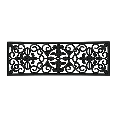 Relaxdays Stufenmatte Gummi, rechteckig, Antirutschmatte Treppenstufen, 75x25 cm, Treppenauflage außen & innen, schwarz Relaxdays Stufenmatte Gummi, rechteckig, Antirutschmatte Treppenstufen, 75x25 cm, Treppenauflage außen & innen, schwarz von Relaxdays
