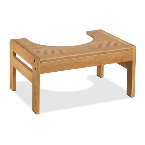 Relaxdays Toilettenhocker, Stuhlgang Unterstützung, WC Hocker für Erwachsene, Bambus, H x B x T: 21 x 42 x 30 cm, natur Relaxdays Toilettenhocker, Stuhlgang Unterstützung, WC Hocker für Erwachsene, Bambus, H x B x T: 21 x 42 x 30 cm, natur von Relaxdays