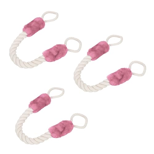 Relaxdays Türkordel 3er Set, Türstopper Klinke, 60 cm lang, Klemmschutz Kinder & Tiere, Tür Seil maritim, beige/rosa Relaxdays Türkordel 3er Set, Türstopper Klinke, 60 cm lang, Klemmschutz Kinder & Tiere, Tür Seil maritim, beige/rosa von Relaxdays
