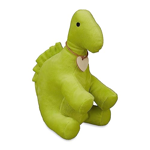Relaxdays Türstopper Dino, Stoff & Sand, Kinder Türpuffer für Boden, innen, HxBxT: 18 x 13 x 24 cm, Deko Türsack, grün Relaxdays Türstopper Dino, Stoff & Sand, Kinder Türpuffer für Boden, innen, HxBxT: 18 x 13 x 24 cm, Deko Türsack, grün von Relaxdays