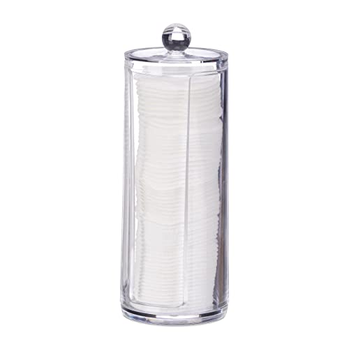 Relaxdays Wattepadspender mit Deckel, Kunststoff, Wattepad Aufbewahrung Bad & Schminktisch, HxD: 20 x 7 cm, transparent Relaxdays Wattepadspender mit Deckel, Kunststoff, Wattepad Aufbewahrung Bad & Schminktisch, HxD: 20 x 7 cm, transparent von Relaxdays