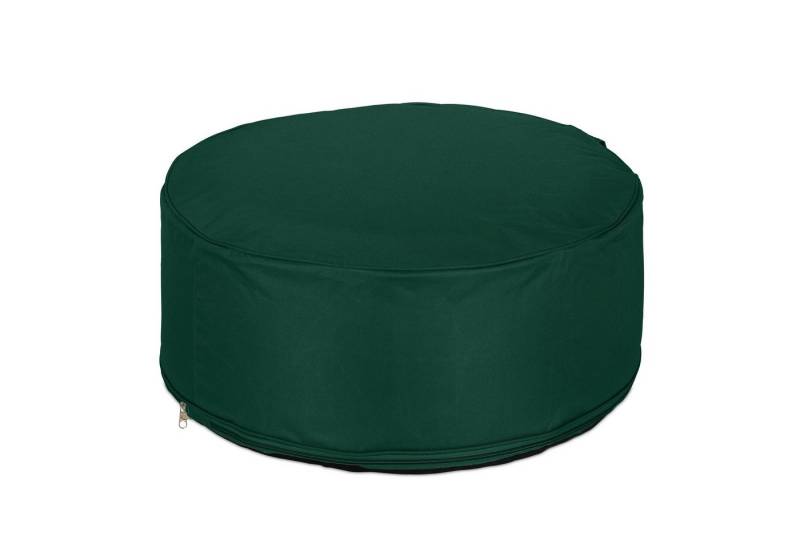 relaxdays Gartenlounge-Hocker Aufblasbarer Hocker in Grün von Relaxdays