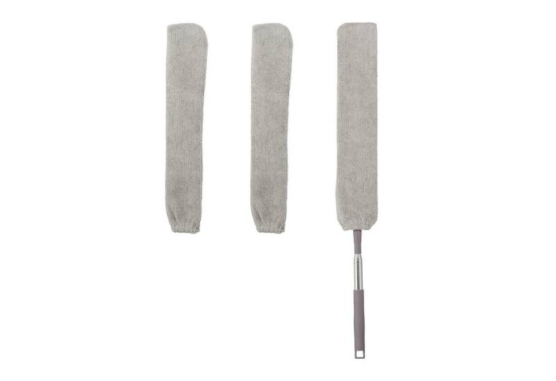 relaxdays Staubwedel Flacher Staubwedel mit Teleskopstange von Relaxdays