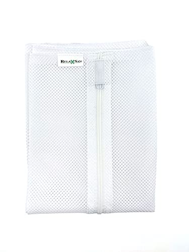 Relaxsan WAB1 – Wäschenetz für Waschmaschine 40x35 cm, Waschsack mit Reißverschluss, Wäschebeutel, Wash Bag Relaxsan WAB1 – Wäschenetz für Waschmaschine 40x35 cm, Waschsack mit Reißverschluss, Wäschebeutel, Wash Bag von Relaxsan