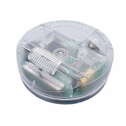RELCO RL5640 RONDO LED Dimmer (Dimmer Schnur) 4-100 Watt stufenlos dimmen, dimmbare LED, Glühlampen | Ein-Aus, 220-230V, Dimmschalter/Schnur-Zwischendimmer, Transparent, Geräuschlos, Ø 94 x 37mm von Relco