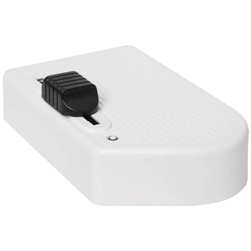 Relco RL1112/LED RT81 Bodenschiebeschalter mit Schieberegler LED (4-100W) Halo (40-250W) Schnurdimmer Bodenregler - weiß von Relco