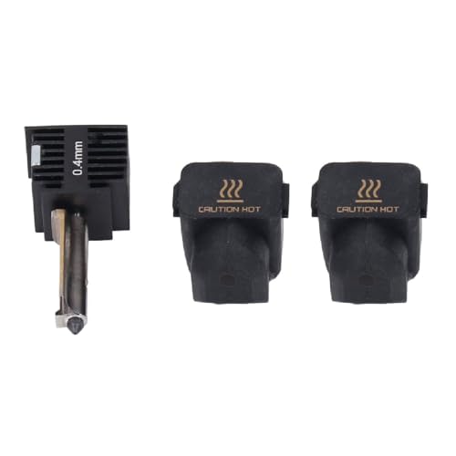 0.4mm Hardened Steel Nozzle Hotend Kit for A1 Mini / A1 Print Head | 500℃ Heat Tolerant Nozzle for PLA/ABS/Engineering - Grade Thermoplastic/TPU | 3D Printer Replacement with 0.4mm Hardened Steel Nozzle Hotend Kit for A1 Mini / A1 Print Head | 500℃ Heat Tolerant Nozzle for PLA/ABS/Engineering - Grade Thermoplastic/TPU | 3D Printer Replacement with von Reliant Jazzy