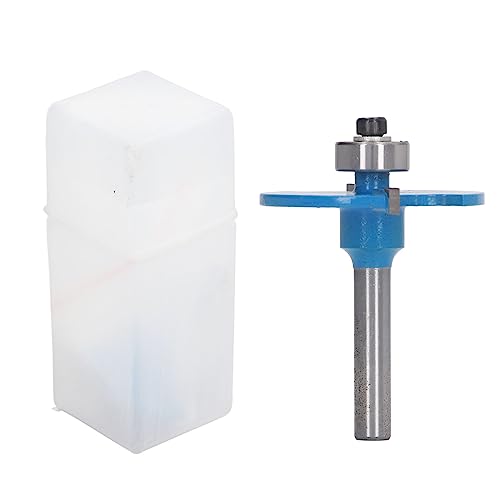 1 /4 -Zoll -Runde über Router Bit | Zementiertes Carbidball -Fräser für Holz / MDF / Sperrholz | Reduziert - Kickback -Design mit 1 / 4in Shank | Passt große Fräsmaschinen von Reliant Jazzy