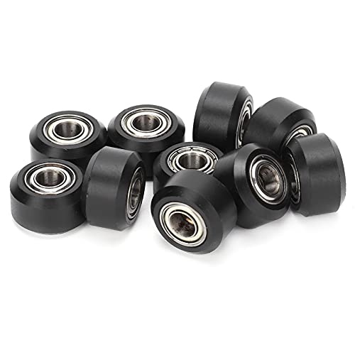 10Pcs Idler Pulley 5mm Small Wheel | MR105 Bearing for 3D Printer Accessories | POM Material with Low Friction/Fatigue Endurance | Replacement for Old or Damaged Idlers von Reliant Jazzy