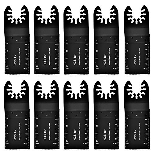 10pcs Bi - Metal Oscillating Saw Cutting Tools 32mm | HSS + D6A for Wood/Plastic/Soft Metal | Universal Fit Versatile - Tool Cutting Tools with Depth Markers | 1.26in Width, 10pcs Bi - Metal Oscillating Saw Cutting Tools 32mm | HSS + D6A for Wood/Plastic/Soft Metal | Universal Fit Versatile - Tool Cutting Tools with Depth Markers | 1.26in Width, von Reliant Jazzy