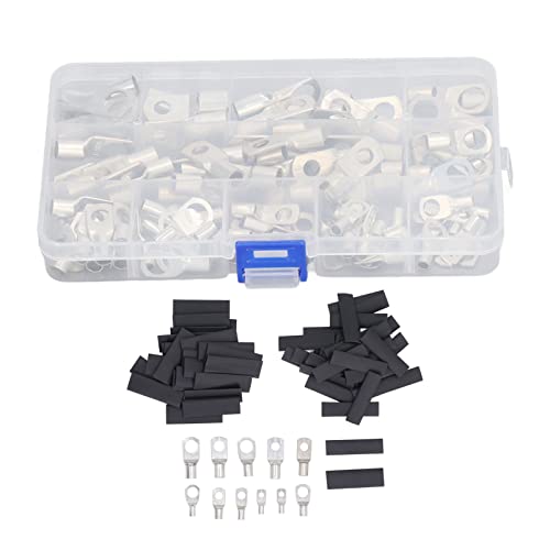 220PCS Copper Wire Lugs | Heat Tolerant ABS Ring Terminals Connector for Solar System/Automobiles/Electronics | Red Copper Material, 16 Sizes with Storage Box 220PCS Copper Wire Lugs | Heat Tolerant ABS Ring Terminals Connector for Solar System/Automobiles/Electronics | Red Copper Material, 16 Sizes with Storage Box von Reliant Jazzy