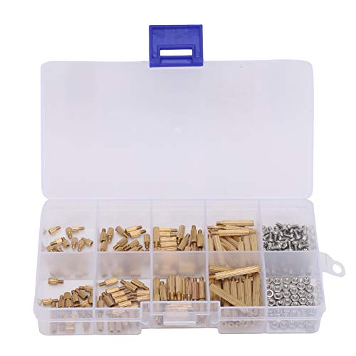 260Pcs Brass Standoff Spacer Kit | M2 Threaded Nut Assortment Box for Motherboard/PC Case/Industrial Supplies | Glossy & Smooth with Complete Specifications 260Pcs Brass Standoff Spacer Kit | M2 Threaded Nut Assortment Box for Motherboard/PC Case/Industrial Supplies | Glossy & Smooth with Complete Specifications von Reliant Jazzy
