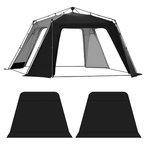 2pcs Protective Camping Floor Mats | Secure Sun Protection for Canopy Tents/Dome Shelters | Portable Outdoor Rug for Hiking/Picnics/Beach | Washable & Reusable (Door Curtain) von Reliant Jazzy