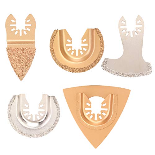5Pcs Cemented Carbide Saw Discs | Oscillating Multi Tool for Wood/Plastic/Drywall | Universal Fit for Most Oscillating Tools | 64mm & 78mm Discs Set von Reliant Jazzy